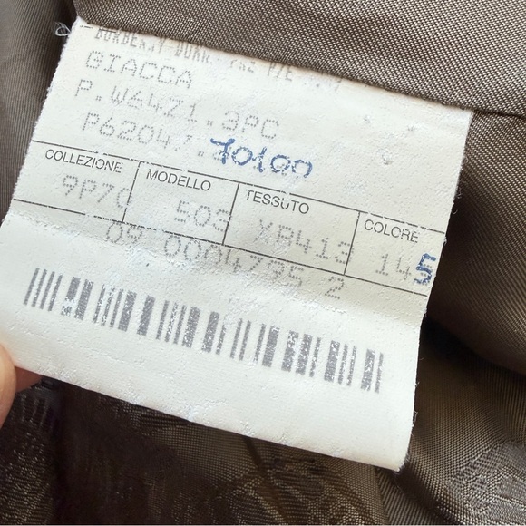 Burberry London Cropped Trench Jacket S Tan Cotton Italy Made Double Breasted - Picture 9 of 10